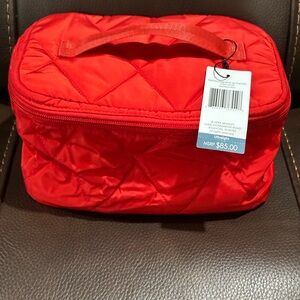 Vera Bradley Goji Berry Red Cosmetic Bag